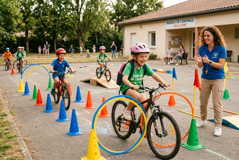 Animation vélo en centres de loisirs — cours de vélo à domicile