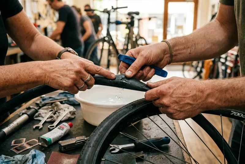 Enseignement auto-réparation — cours de vélo à domicile