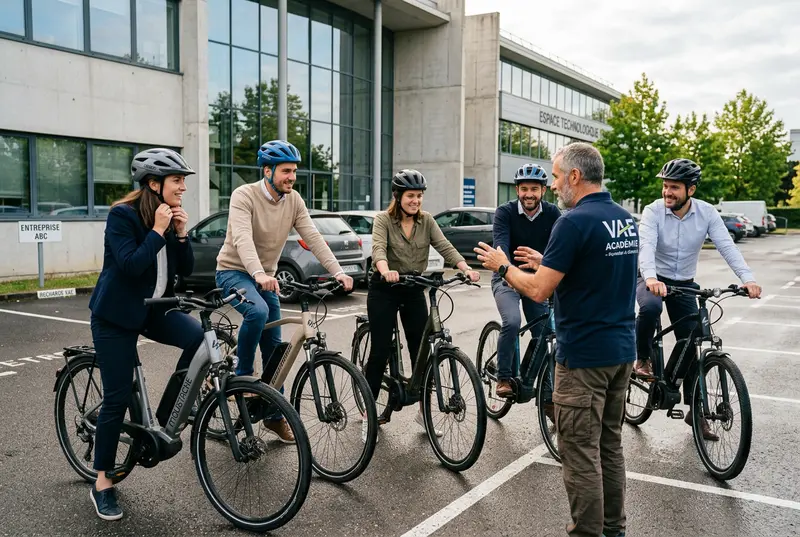 Formation VAE en entreprise — cours de vélo à domicile