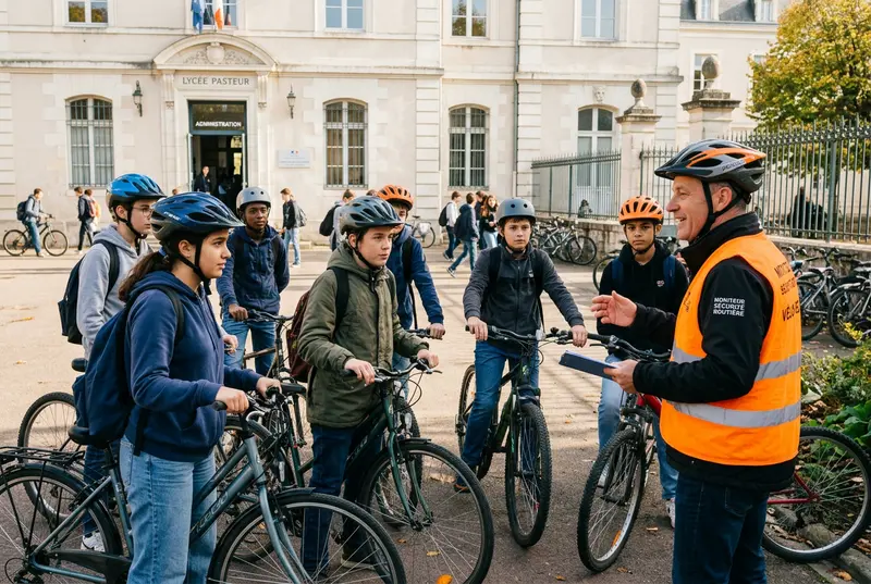 Interventions collège/lycée — cours de vélo à domicile