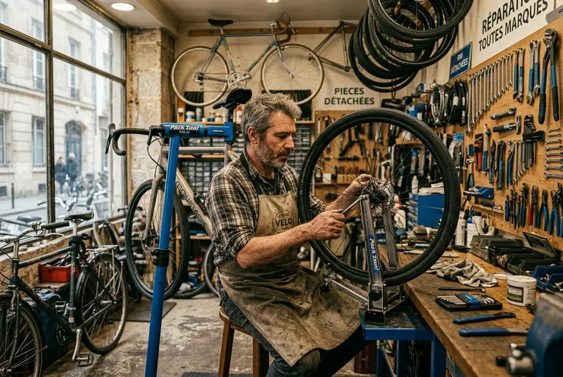 Réparations usuelles — cours de vélo à domicile