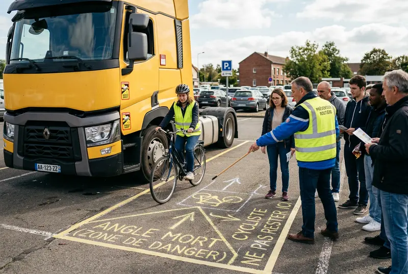 Sensibilisation comportements dangereux — cours de vélo à domicile