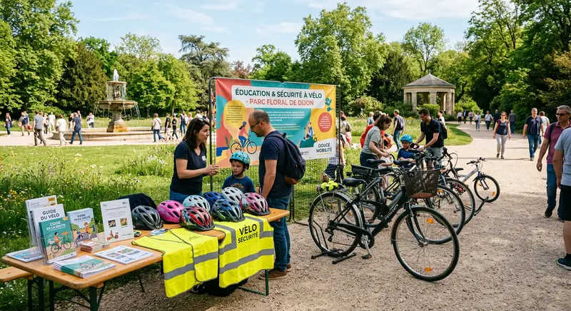 Sensibilisation mobilité à vélo — cours de vélo à domicile
