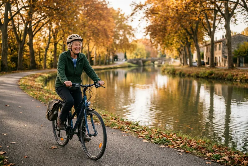 Vélo pour seniors — cours de vélo à domicile
