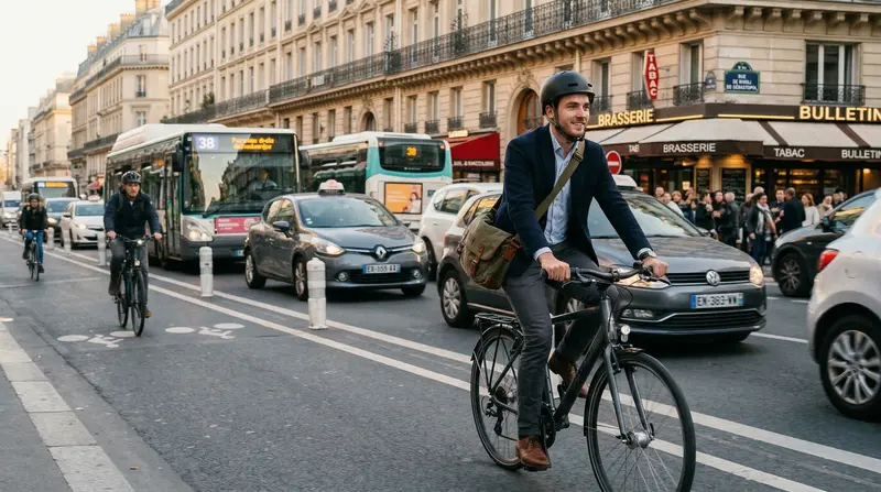 Accompagnement premier trajet vélotaf — cours de vélo à domicile en Île-de-France